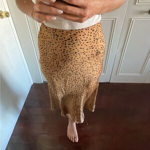 Satin skirt - nasty gal size 34